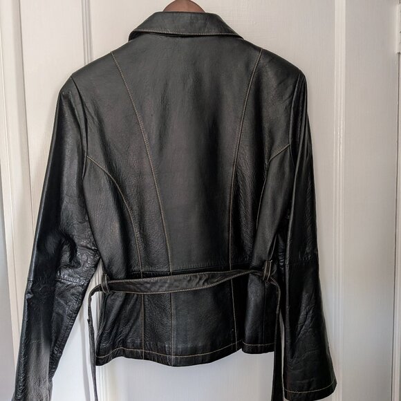Wilson Leather jacket size M, black - Picture 2 of 3